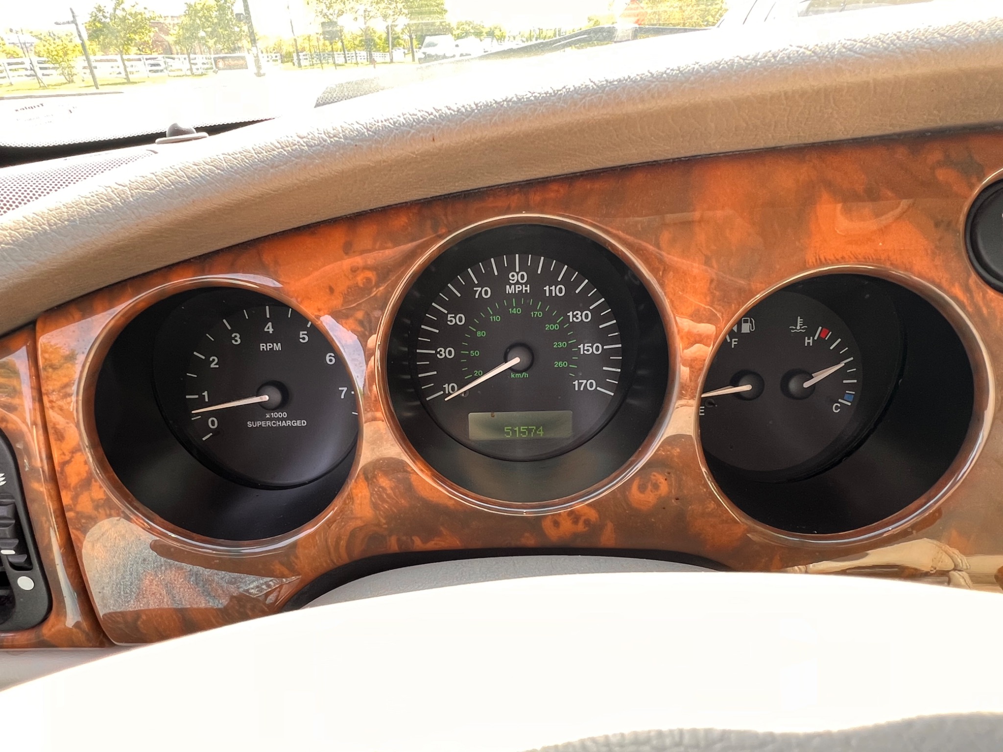 Jaguar dashboard